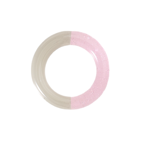 Pink Smoke Two Tone Glass Ring, KEANE, tomfoolery