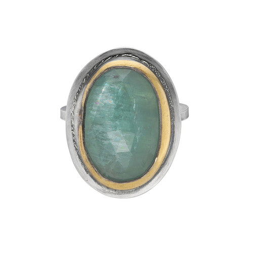 Kyanite Crescent Rim Ring, Austin Titus, tomfoolery