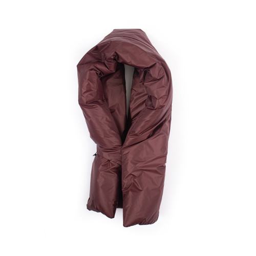 Wide Padded Scarf Blue Aubergine, Abstract, tomfoolery
