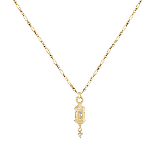 Diamond "Eternal" Lucky Lantern Roma Pendant, metier by tomfoolery, tomfoolery