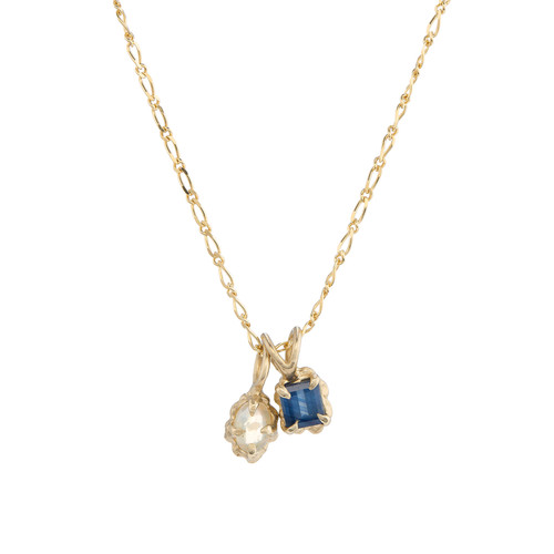 One-Of-A-Kind Opal & Sapphire Necklace, Lauren MacPhail, tomfoolery