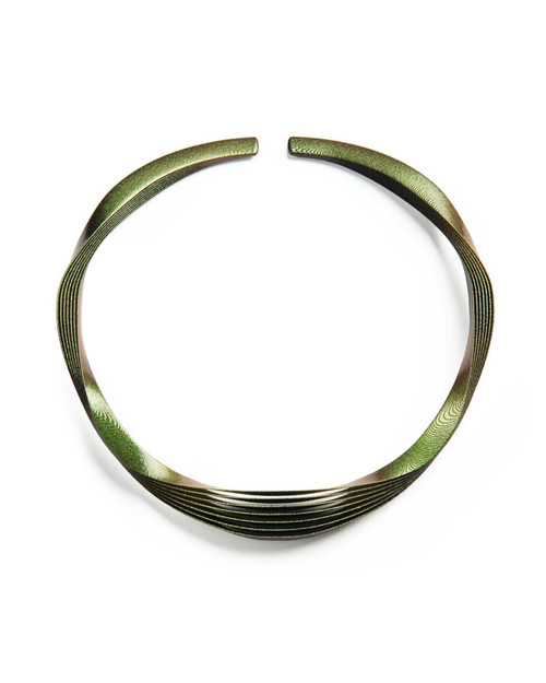 Beetle Holographic Athena Necklace, Maison 203, tomfoolery