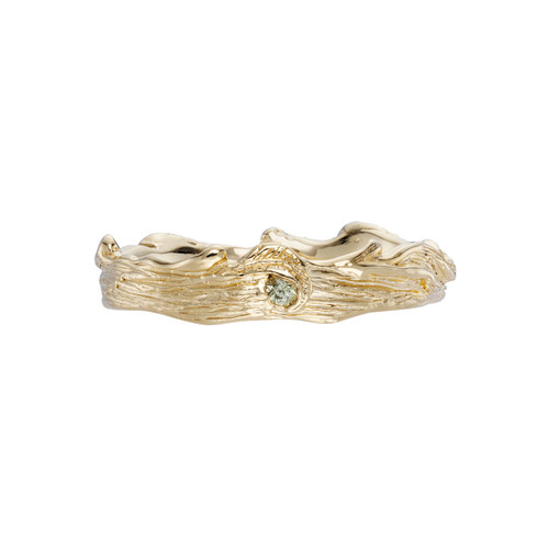 Wide Fern Furl Ring, Charlotte Rowenna, tomfoolery
