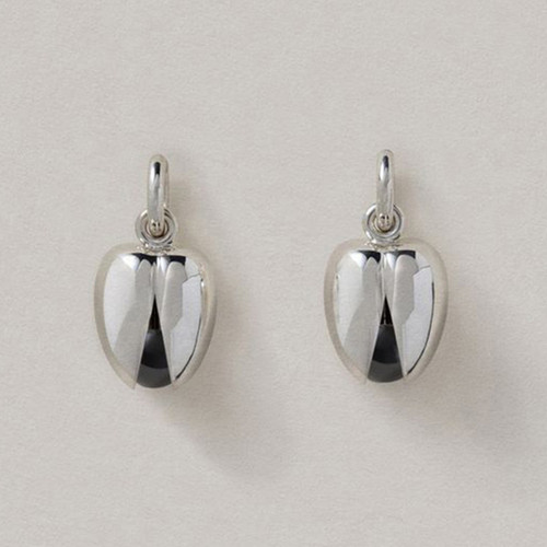 Silver Open Pod Earrings, Annika Inez, tomfoolery
