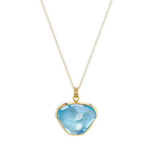 Large Irregular Aquamarine Pendant, Margoni, tomfoolery