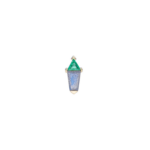 AZ Prism Gemstone Stud, metier by tomfoolery, tomfoolery