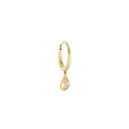 Dala Diamond Scatter Hoop, metier by tomfoolery, tomfoolery