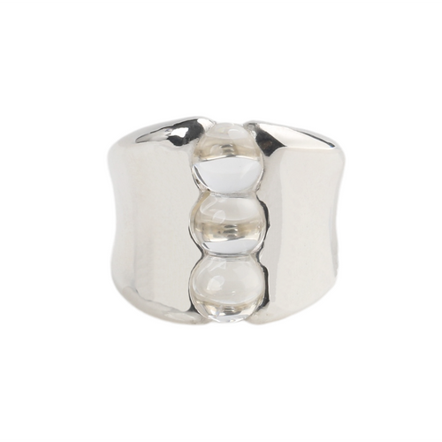 Silver Wide Three Pea Ring, KEANE, tomfoolery