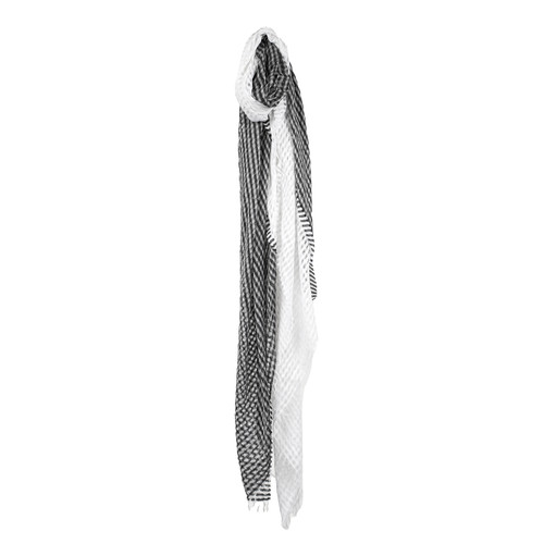 Checknet Scarf Black, Abstract, tomfoolery