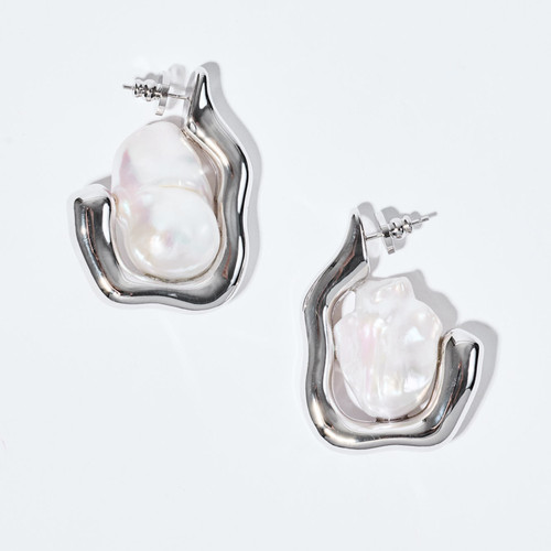 Rina Pearl Earrings, Pearl Octopuss.y, tomfoolery