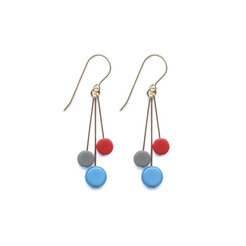 Sky Cluster Bead Drop Earrings, I. Ronni Kappos, tomfoolery