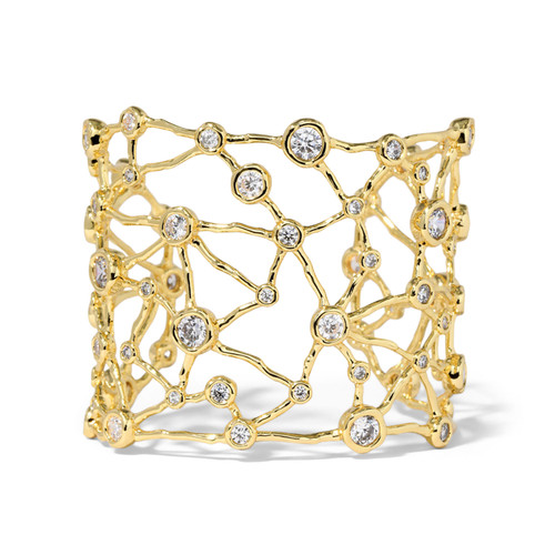 Asterales Gold Celestial Cuff, Alexis Bittar, tomfoolery