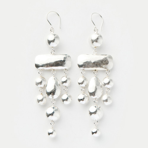 Silver Afghanistan Kushan Juman Earrings, Pippa Small, tomfoolery