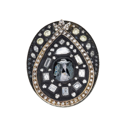 Ice Queen Art Ring, Studio Baharra, tomfoolery London