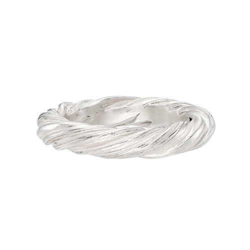Absolu Silver 'Twist' Ring, Marion Lebouteiller, tomfoolery