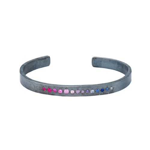 Sapphire Stream Cuff, Annie Fensterstock, tomfoolery