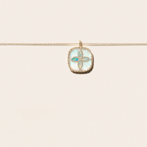Bowie N°2 Moonstone & Opal Necklace, Pascale Monvoisin, tomfoolery