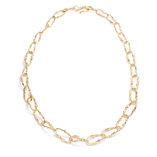 Brut Link Long Chain Necklace, Alexis Bittar, tomfoolery