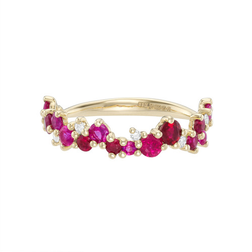 Scatter Ruby Ring, Infinite - By tf, tomfoolery
