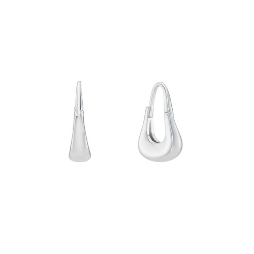 Silver Mini Sway Hoops, BOUND - By tf, tomfoolery