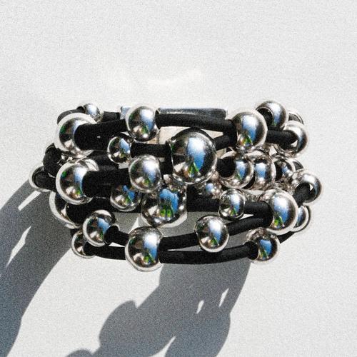 1000 Pearl Steel Bracelet, Samuel Coraux, tomfoolery