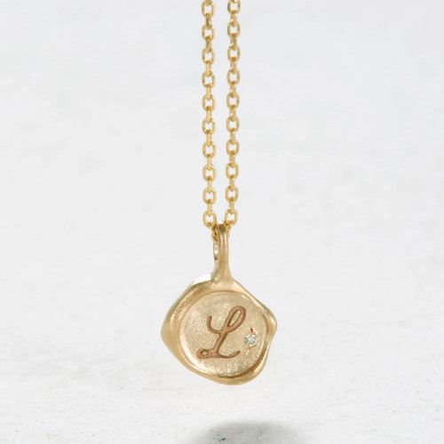 Wax Stamp Necklace, Sirciam, tomfoolery London