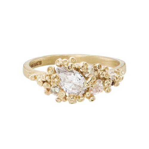 Pear Diamond Cluster Ring, Ami Pepper, tomfoolery