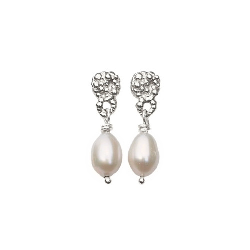 Lichen Pearl Drop Earrings, Alice Clarke, tomfoolery