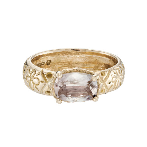 Golden Clova Solitaire Ring, Ciara Bowles, tomfoolery