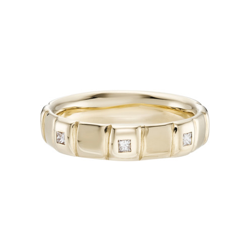 Diamond Cushion Band, Skomer Studio by Daisy Simpson, tomfoolery London