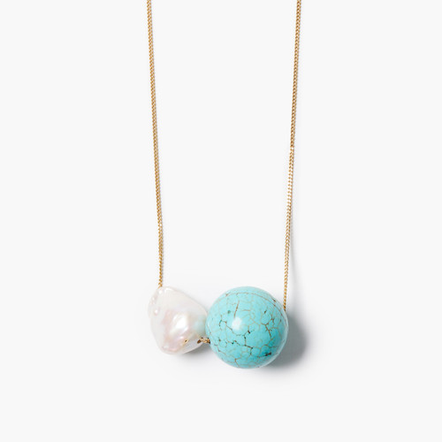 Sorellina Necklace Turquoise, Chan Luu, tomfoolery