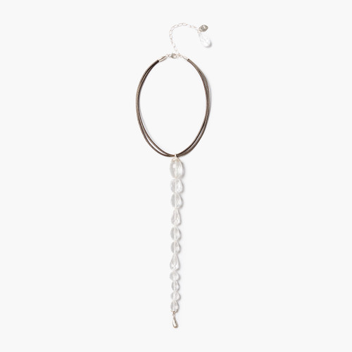 Cobra Necklace Clear Quartz, Chan Luu, tomfoolery