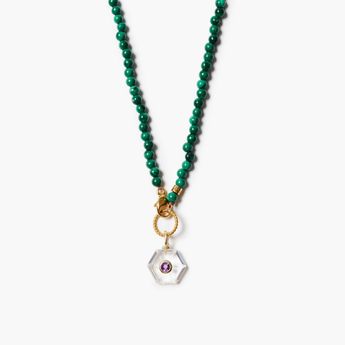 Prism Necklace Malachite, Chan Luu, tomfoolery