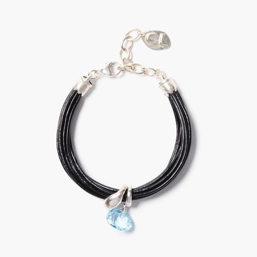 Serpentine Cord Bracelet Blue Topaz, Chan Luu, tomfoolery