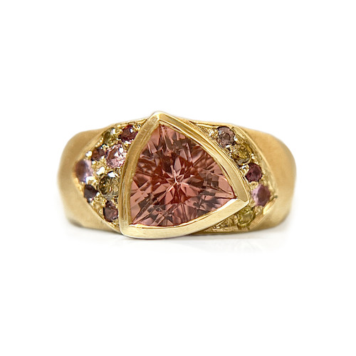 One-Of-A-Kind Pink Tourmaline Haze Ring, Claire Macfarlane, tomfoolery