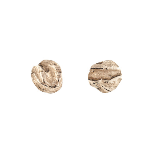 Gold Apple Studs, Issy White, tomfoolery