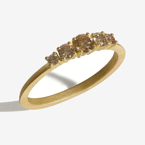Five Stone Ivana Ring, Sarah Straussberg, tomfoolery