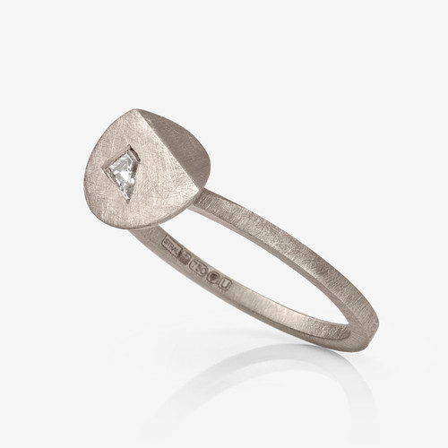 Asymmetric Diamond Bella Ring, Sarah Straussberg, tomfoolery