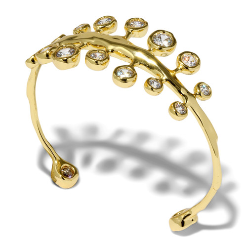 Asterales Modernist Cuff Bracelet, Alexis Bittar, tomfoolery