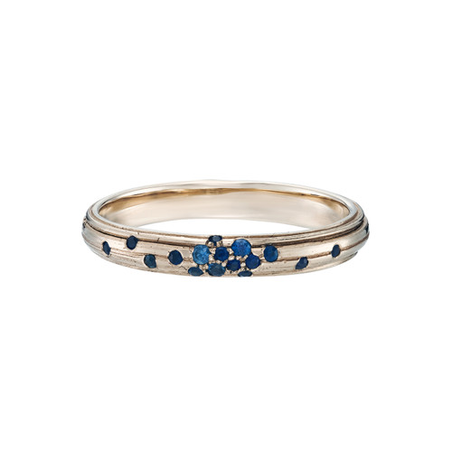 Blue Sapphire Constellation Band, Marion Lebouteiller, tomfoolery