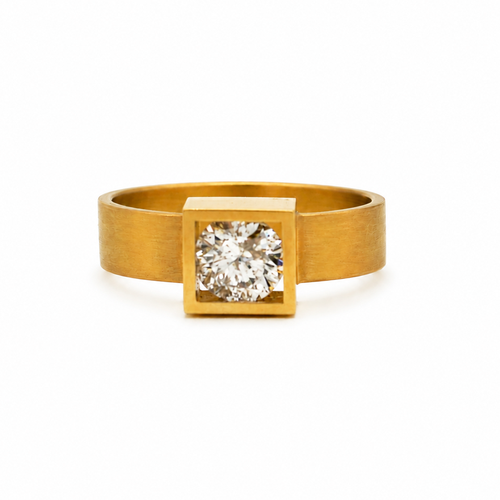 Position Round Diamond Ring, Januka, tomfoolery London