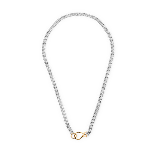 Hook Necklace Silver, Beatriz Palacios, tomfoolery