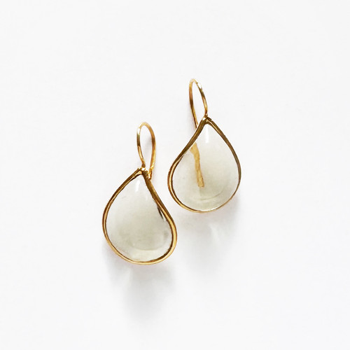 Glass Teardrop Earrings, Loulou de la Falaise, tomfoolery