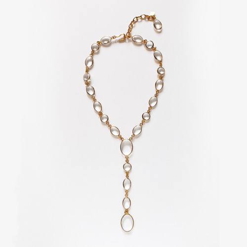 Glass Mini Mini Pebble Tie Necklace, Loulou de la Falaise, tomfoolery
