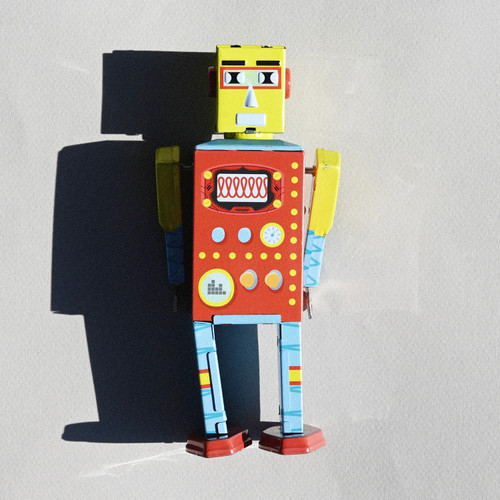Wind-Up Buzz Robot, die Blechfabrik, tomfoolery