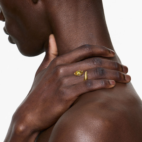 Yellow Citrine Alien Ring, Alan Crocetti, tomfoolery