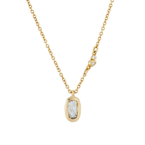 Diamond Ellipse Pendant, Kimberlin Brown, tomfoolery
