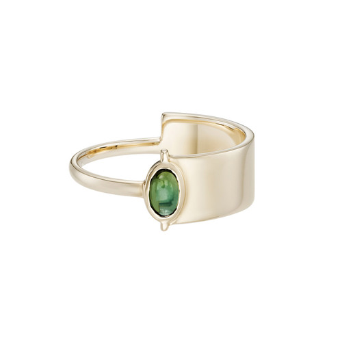 Rondelle Gemstone Wide Ring, metier by tomfoolery, tomfoolery