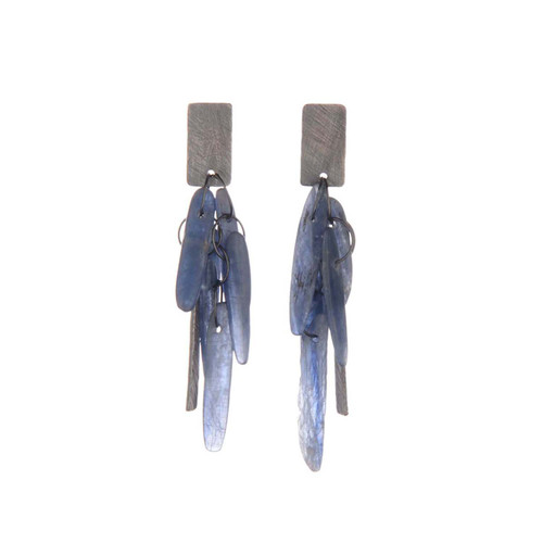 Delicate Tangle Kyanite Earrings, Heather Guidero, tomfoolery