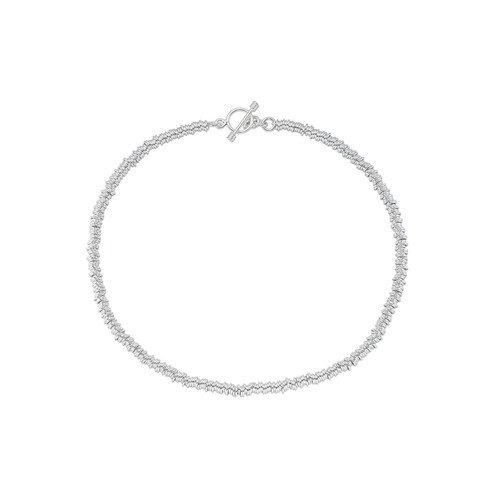 Slinky Heavy Necklace, Sterling - By tf, tomfoolery